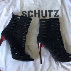 SCHUTZ caged heels